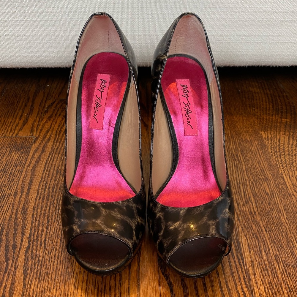 Betsey Johnson Platform Patent Shoes